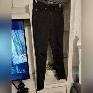 Judy Blue Jet Black High-Rise Skinny Jeans Sz 5/27 Like New